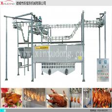 <b>燒雞、鴨過油懸掛式油炸生產(chǎn)線</b>